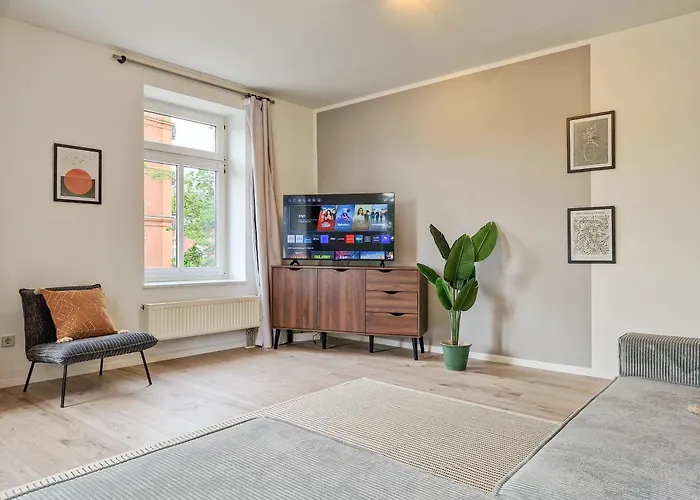 Boho-Suite - Sauna, Netflix, Nespresso, Zentral, Messe