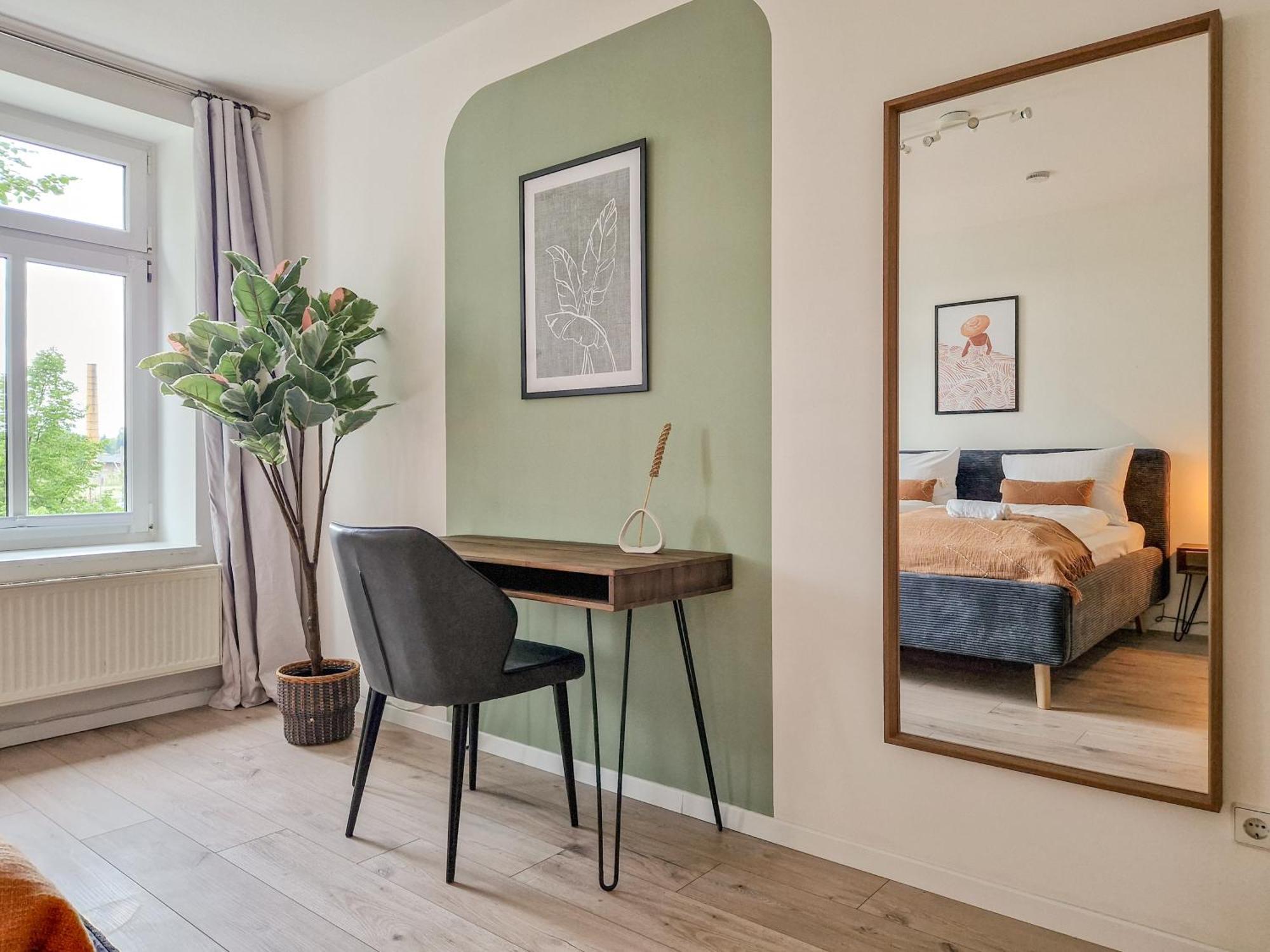 Boho-suite - Sauna, Netflix, Nespresso, Zentral, Messe Apartment Chemnitz