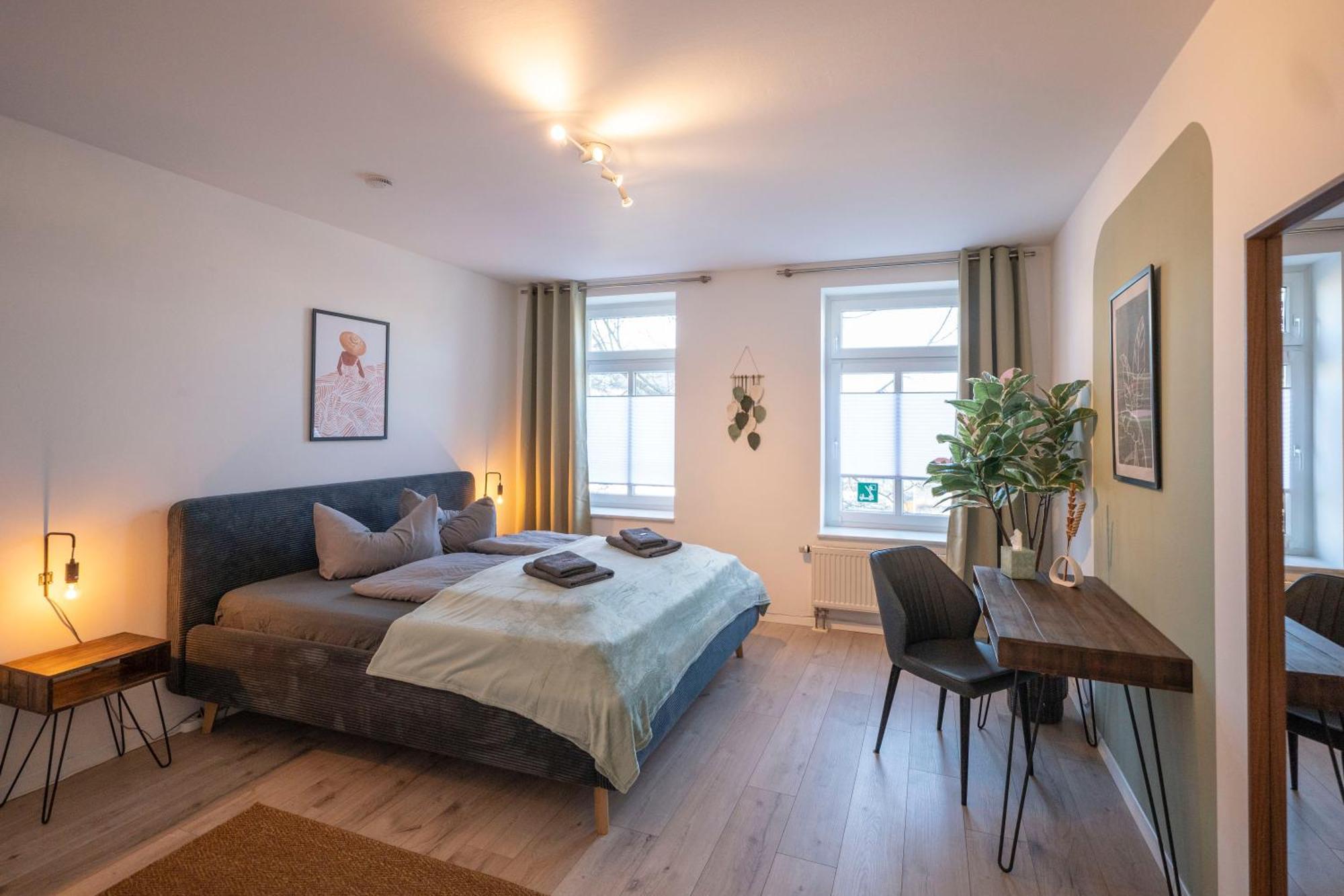 Boho-suite - Sauna, Netflix, Nespresso, Zentral, Messe